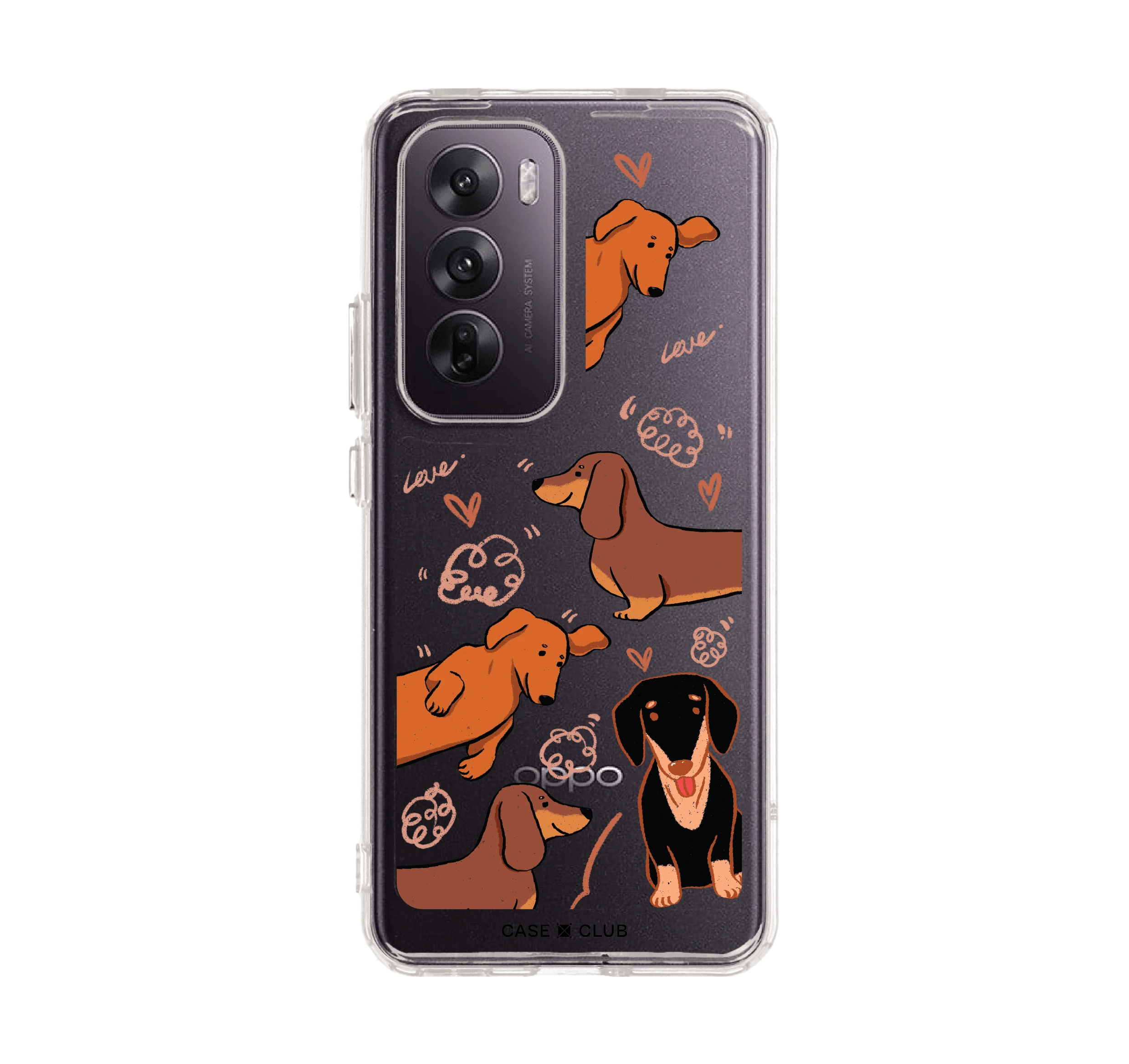 brown dachshund pattern
